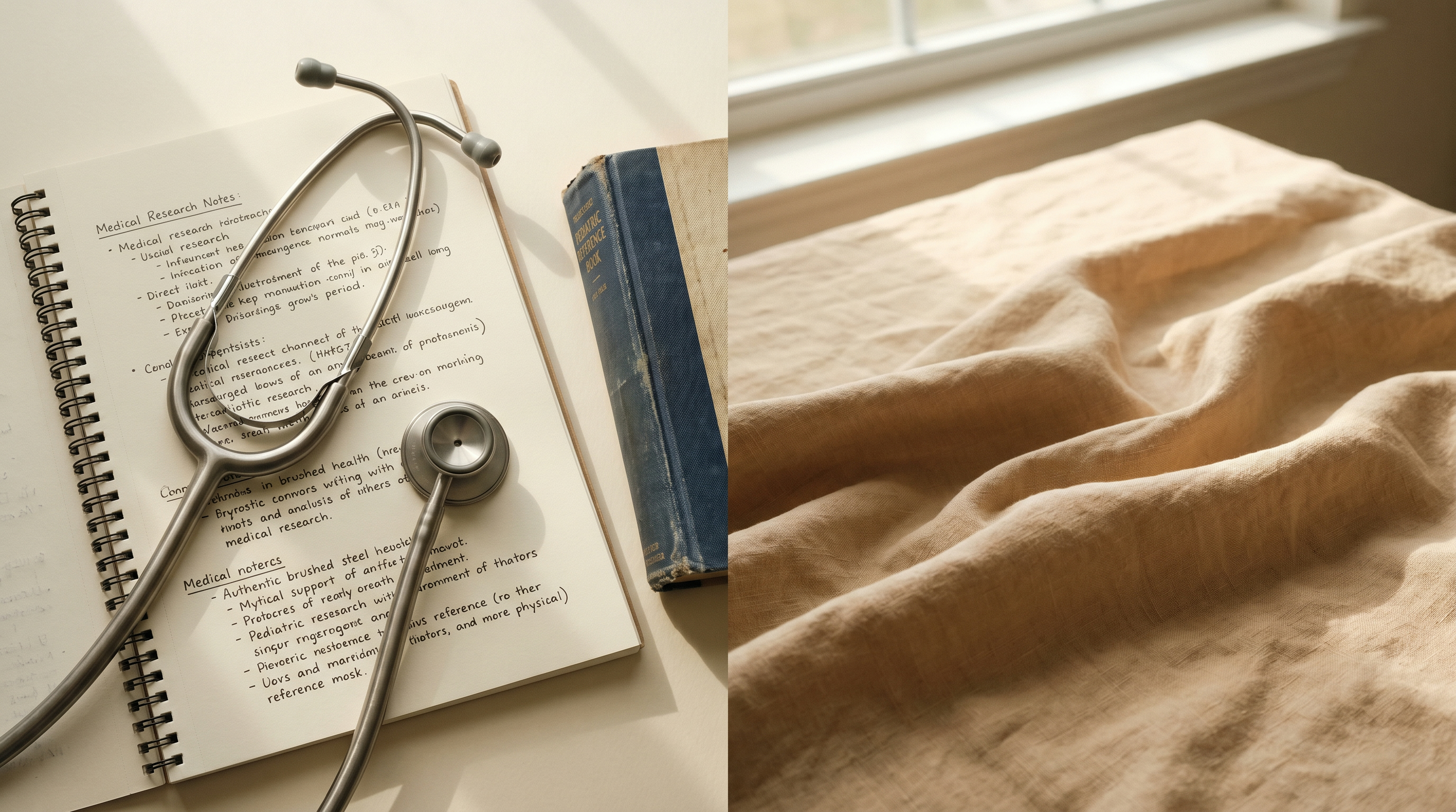 Clinical reference image illustrating cosleeping safety observational study
